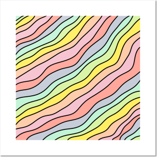 Colorful Stripes Posters and Art
